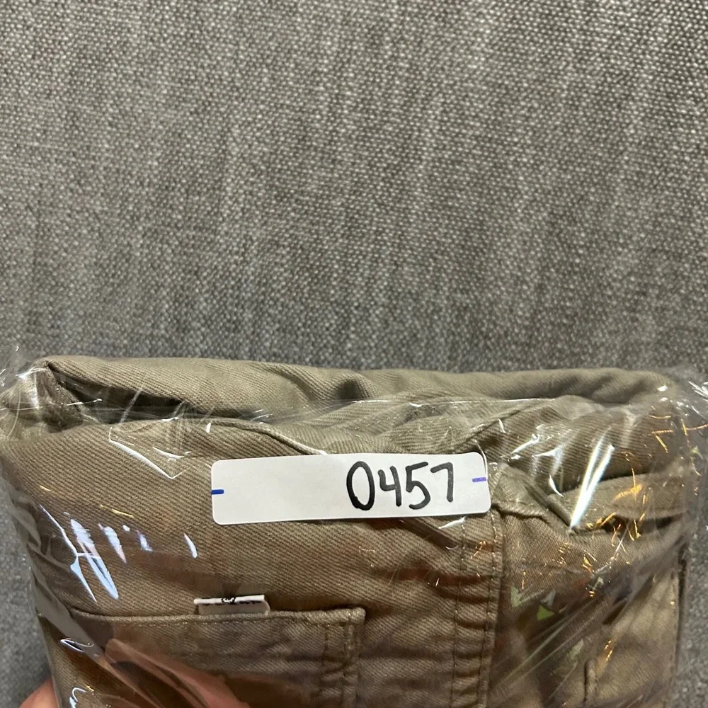 Levi's 505 Regular Fit Pants Mens 36x30 Tan Khaki Straight Leg Cotton Twill